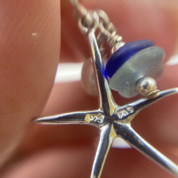 Stunning Sterling Silver 925 Necklace “Starfish ” Pendant Necklace #B204 - Picture 7 of 12